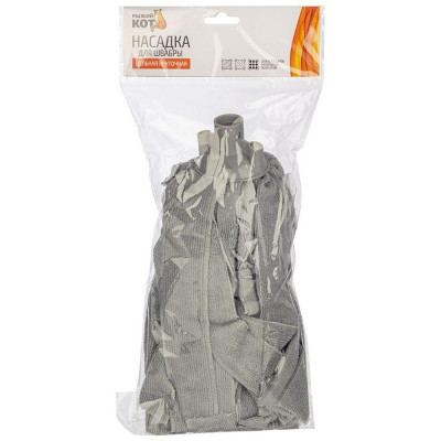 Насадка для швабры цельная ленточная микрофибра 30см РЫЖИЙ КОТ 310491-3