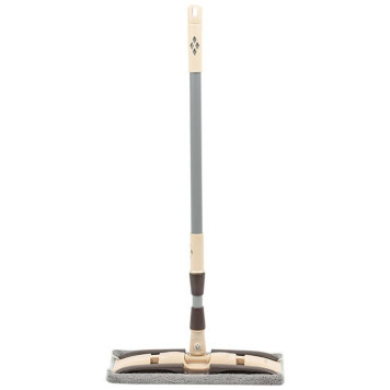 Швабра для пола с насадкой из микрофибры с зажимным механизмом РЫЖИЙ КОТ 310501-3