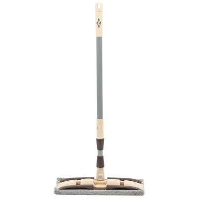 Швабра для пола с насадкой из микрофибры с зажимным механизмом РЫЖИЙ КОТ 310501-3