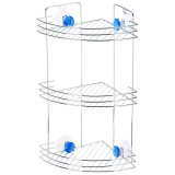 Полка угловая трехьярусная 'Бриллиант синий' W2672C РЫЖИЙ КОТ 310779