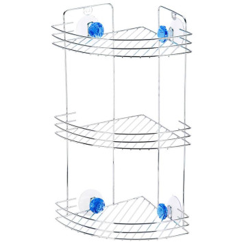 Полка угловая трехьярусная 'Бриллиант синий' W2672C РЫЖИЙ КОТ 310779