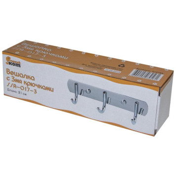 Вешалка с 3-мя крючками SSA-017-3 РЫЖИЙ КОТ 310788-1