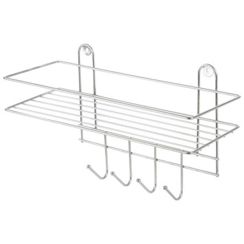 Полка настенная Lecco Plus (4 крючка) РЫЖИЙ КОТ 310865