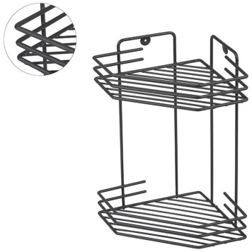 Полка угловая двухъярусная РЫЖИЙ КОТ 310869