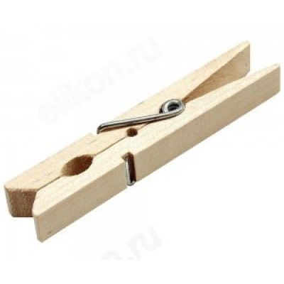 Набор прищепок 24шт Рыжий кот 311372 дерево