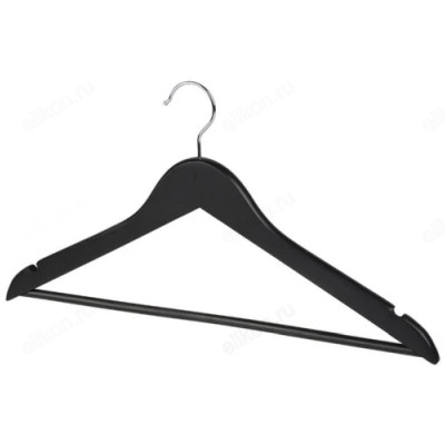 Вешалка-плечики дерево набор 5шт Рыжий кот 311381 черн.-1