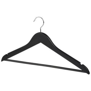 Вешалка-плечики дерево набор 5шт Рыжий кот 311381 черн.-2