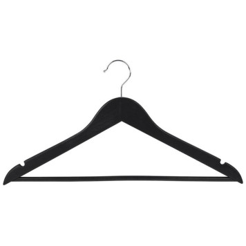 Вешалка-плечики дерево набор 5шт Рыжий кот 311381 черн.-3