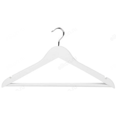 Вешалка-плечики дерево набор 3шт Рыжий кот 311387 белый-1