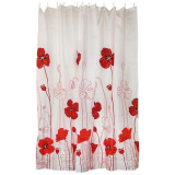 Занавеска для ванной SC-PE-25 , полиэстер, р-р 180х180см РЫЖИЙ КОТ 311955