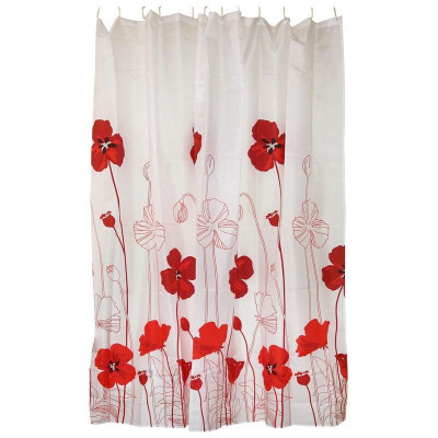 Занавеска для ванной SC-PE-25 , полиэстер, р-р 180х180см РЫЖИЙ КОТ 311955