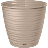 Горшок для цветов SAFFRON 5,4л поддон бежевый 221610327/01