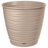 Горшок для цветов SAFFRON 9,1л поддон бежевый 221610427/01