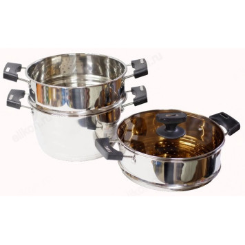 Мантоварка стальная SAKURA SA-741 8,5л +сетка SA-SL01 4л-3