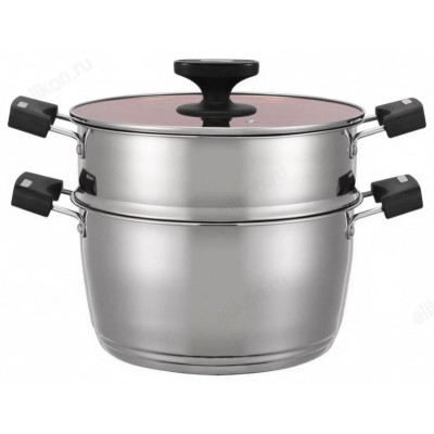 Мантоварка стальная SAKURA SA-751 10,5л+сетка SA-SL02 4,5л