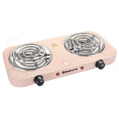 Плита SAKURA ПЭ-03C 2000Вт (2 спир.конф) беж