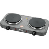 Плита SAKURA ПЭ-04 2000Вт (2 чуг.конф) графит