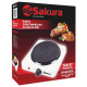 Плита SAKURA ПЭ-09В 1500Вт 1 конф чугун черн.