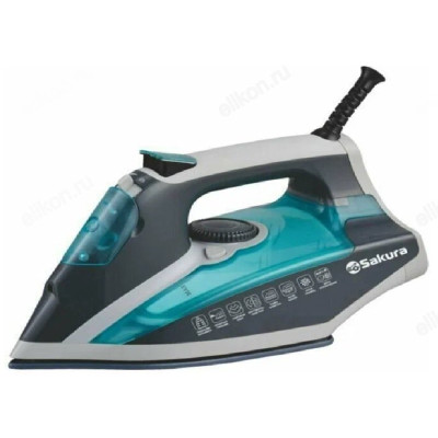 Утюг SAKURA SA-3061CG, 2600 Вт, керамика, серый-1
