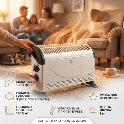 Конвектор SAKURA SA-0653W