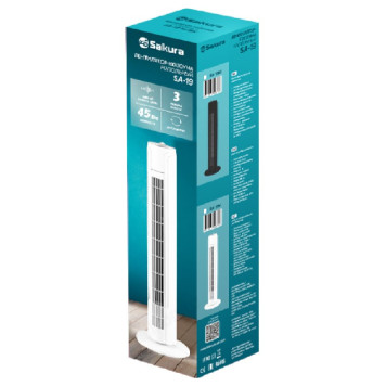 Вентилятор колонна SAKURA SA-19W бел-2