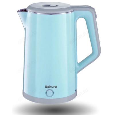 Чайник металлический SAКURA SA-2150BL (1,8л) дв.стенки
