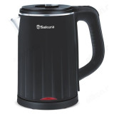 Чайник металлический SAKURA SA-2155BK (1,2л) дв.стен