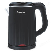 Чайник металлический SAKURA SA-2155BK (1,2л) дв.стен