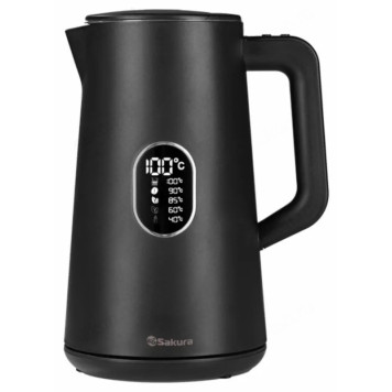 Чайник метллический SAKURA SA-2171BK 1,5л выборt* ЖКдисп