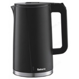 Чайник металлический SAKURA SA-2174BK (1,7л) черн.