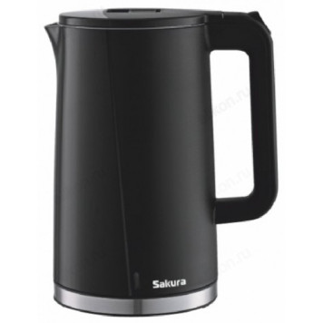 Чайник металлический SAKURA SA-2174BK (1,7л) черн.