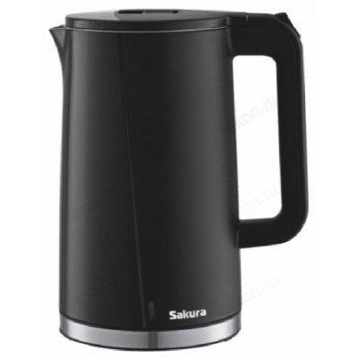 Чайник металлический SAKURA SA-2174BK (1,7л) черн.