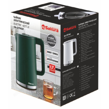 Чайник металлический SAKURA SA-2174GR 1,7л-1