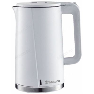 Чайник металлический SAKURA SA-2174W 1.7 белый-1