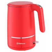 Чайник металлический SAKURA SA-2176R (1.7) красн