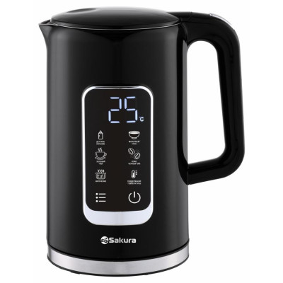 Чайник металлический SAКURA SA-2179DBK Premium (1,7л) дв.стенки