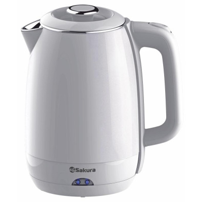 Чайник электр (1.8) бел д SAKURA SA-2180W