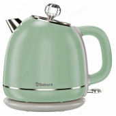 Чайник металлический SAКURA SA-2187GR 1.7л дв.стенк зел-сер