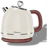 Чайник металлический SAКURA SA-2187WBR 1,7л бел-кор