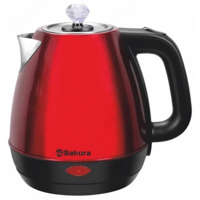 Чайник металлический SAКURA SA-2188RB 1,8л красн/черн-2