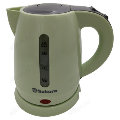 Чайник SAKURA SA-2342GRS 1л зелен/сер-1
