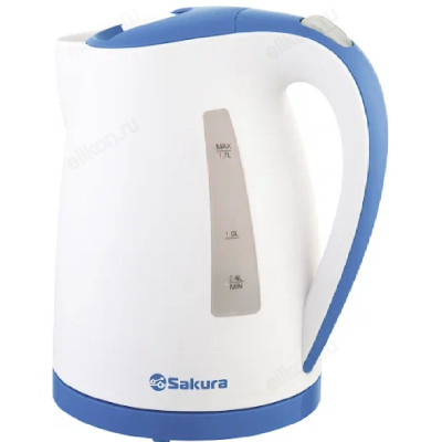 Чайник Sakura SA-2346WBL, белый/синий, 1.7 л-1
