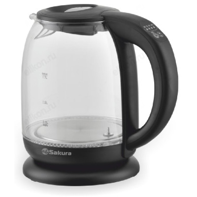 Чайник стеклянный SAKURA SA-2718DBK 1,7л выбор t*-1