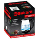 Чайник стеклянный SAKURA SA-2719BK 2л