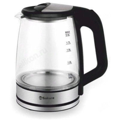 Чайник стеклянный SAKURA SA-2722BR (2,2л)