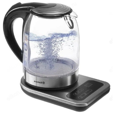 Чайник стеклянный SAKURA SA-2724DBK 1,7л выбор t* подставка-1