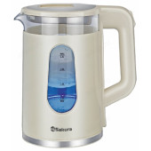 Чайник стеклянный SAKURA SA-2735W (2,3л)