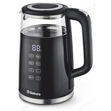 Чайник стеклянный SAKURA SA-2738DBK 1,7л