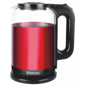 Чайник стеклянный SAKURA SA-2742R (1.8) двойная стен