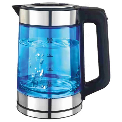 Чайник стеклянный SAKURA SA-2746BL (2,0л) двойная стен